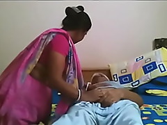 Desi maid gets surprised by boss's big dick, quickie ensues.