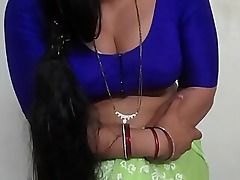 Saree-clad Bhabhi's unpredictable desires lead to a wild, passionate encounter filled with moans and intense pleasure.