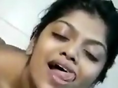 Indian cutie with big tits craves a hardcore banging and wants a load all over her.