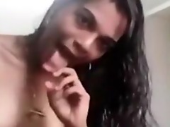 Seductive Indian teen undresses and masturbates, teasing and arousing